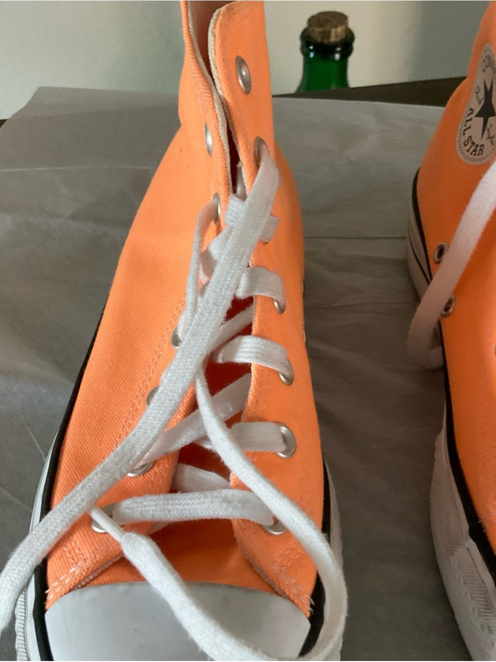 Converse Chuck Taylor All Star PLATFORM High Tops Orange Size women’s 8.5 EUC - Picture 2 of 10